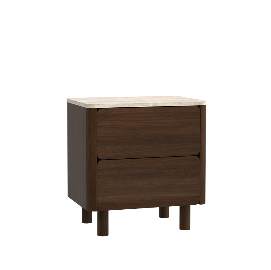 MARVENE 2 Drawer Nightstand